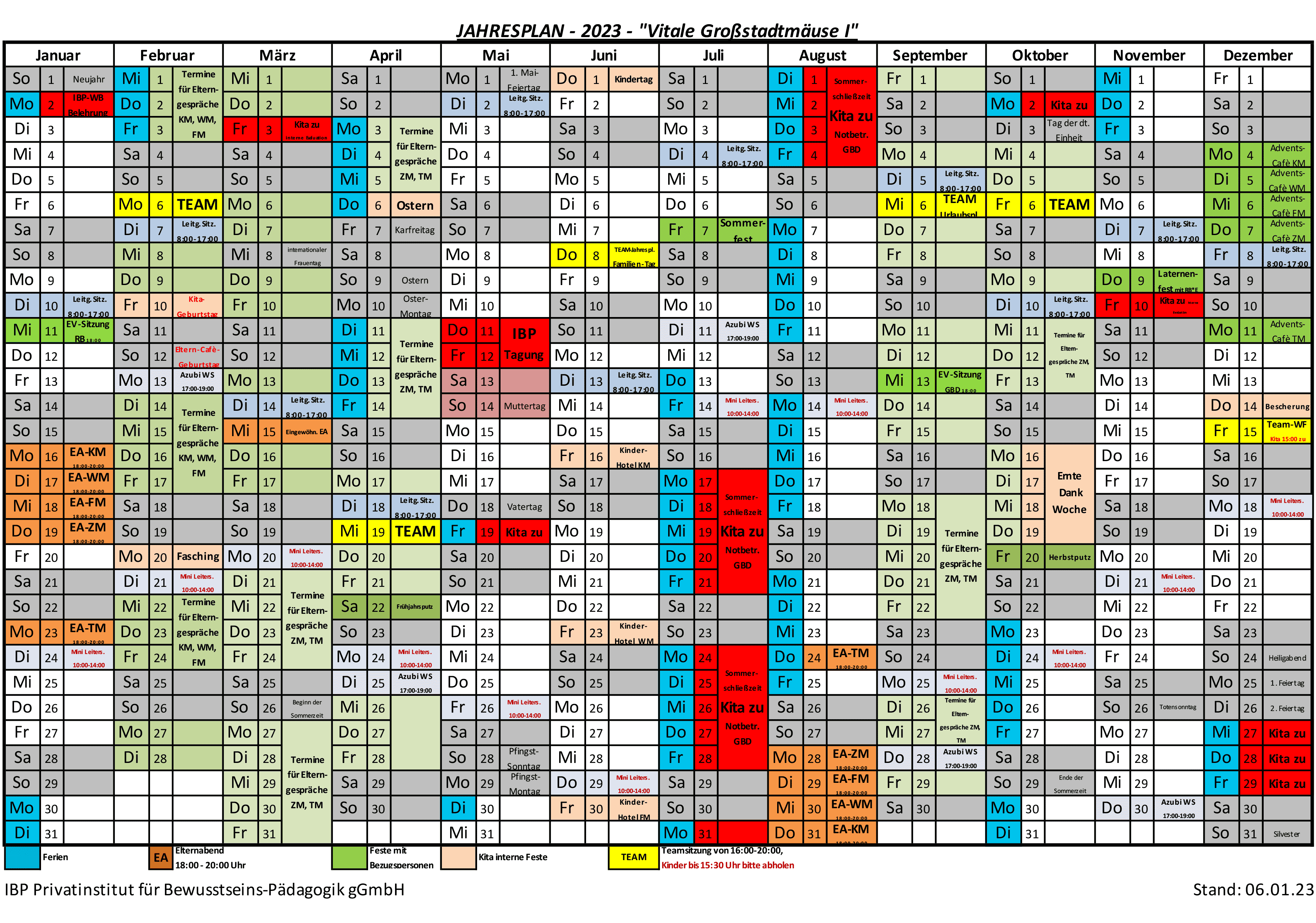 Jahresplan VG1